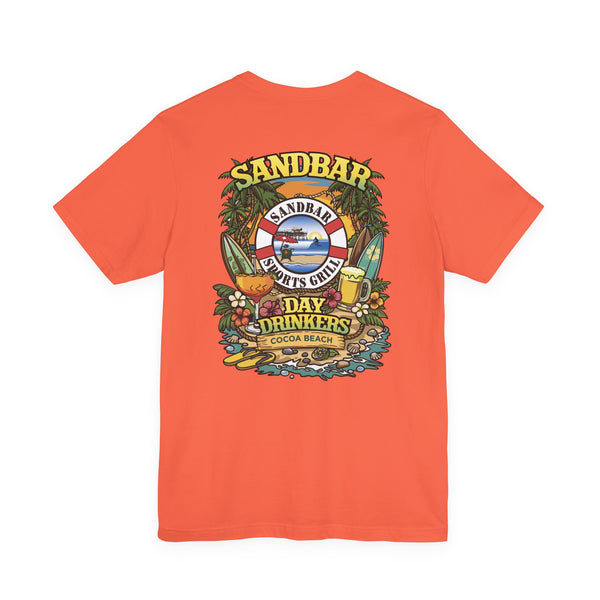 Sandbar Day Drinkers Tee | Cocoa Beach Surf Tropical Shirt