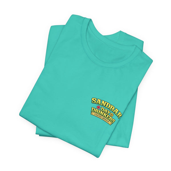 Sandbar Day Drinkers Tee | Cocoa Beach Surf Tropical Shirt