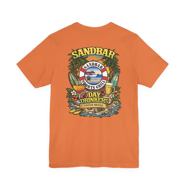 Sandbar Day Drinkers Tee | Cocoa Beach Surf Tropical Shirt