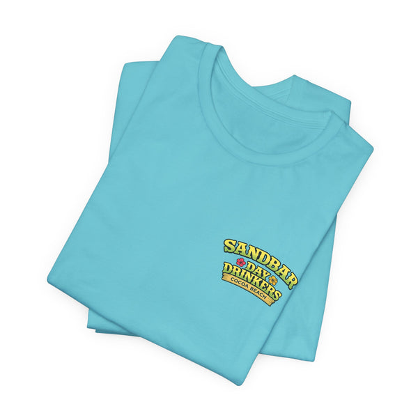 Sandbar Day Drinkers Tee | Cocoa Beach Surf Tropical Shirt