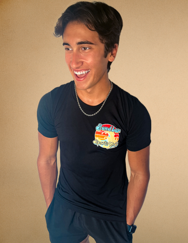Sandbar Retro Wave Design Tee