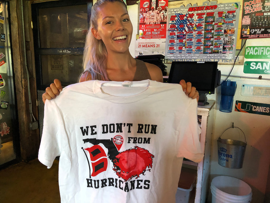 [Im Angebot zu einem supergünstigen Preis] We Don\'t T-Shirt From – Sandbar Tees Hurricanes Run